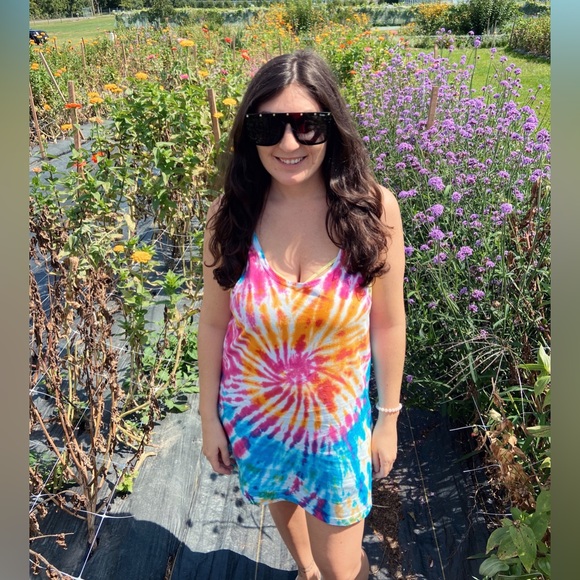 Emma and Sam oversized tie dye tank top - Picture 2 of 5